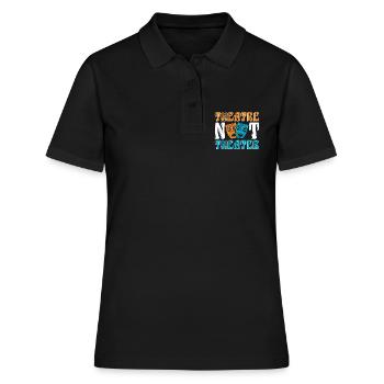 Le théâtre musical n’aime pas le théâtre musical de Broadway - Polo Femme - noir - Devant - Ailine (174cm)