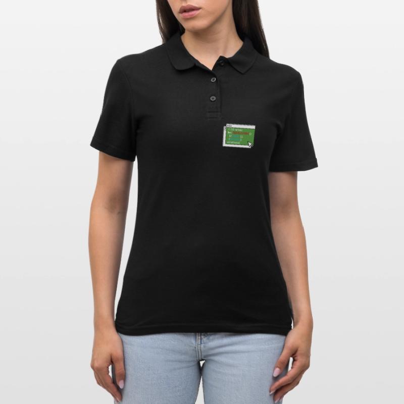 Cybersecurity I'd Rather Be Developing Programmer Frauen Polo Shirt