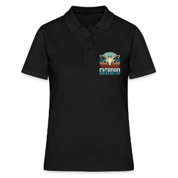Cicadas Cicadad Loves Flying Insects Entomologist - Frauen Polo Shirt - Schwarz - Vorne - Ailine (174cm)