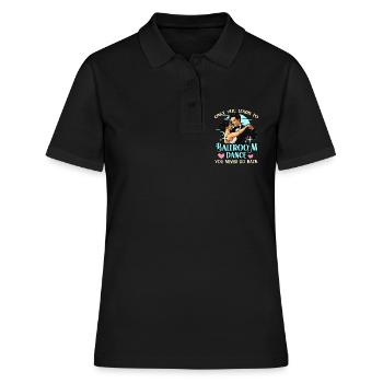 La danse de salon une fois que vous avez appris à aimer la danse sportive - Polo Femme - noir - Devant - Ailine (174cm)
