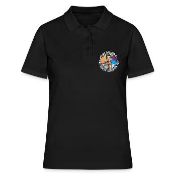 Éducateur en santé Ma passion, mon conseiller en santé - Polo Femme - noir - Devant - Ailine (174cm)