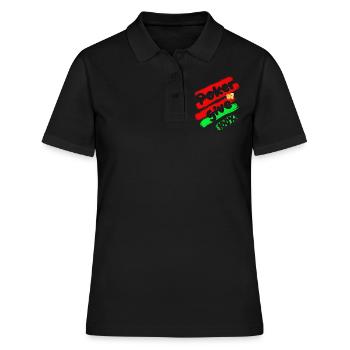 Poker Pokern donne 100% Pokerplay Pokerspiel Game - Polo Femme - noir - Devant - Ailine (174cm)
