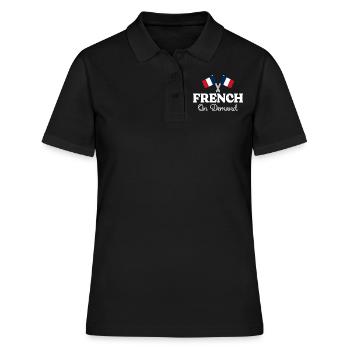 French on request French interpreter - Women's Polo Shirt - black - Front - Ailine (174cm)