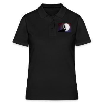 Taekwondo Filles Karaté Taekwondo Cadeau - Polo Femme - noir - Devant - Ailine (174cm)