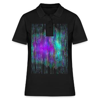 Inverser les ondes sonores - Polo Femme - noir - Devant - Ailine (174cm)