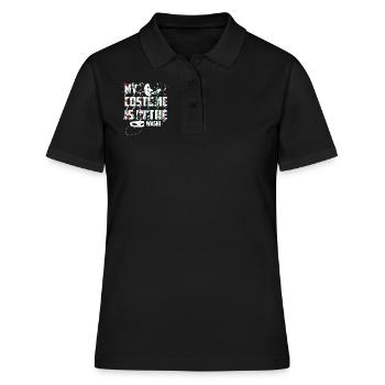 Mes costumes sont dans la lessive - Polo Femme - noir - Devant - Ailine (174cm)