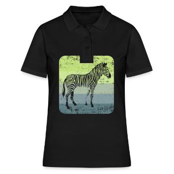 zèbre - Polo Femme - noir - Devant - Ailine (174cm)