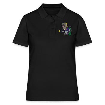 Welder welder welder t shirt gift - Women's Polo Shirt - black - Front - Ailine (174cm)