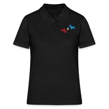 Dice dragon dragon dice jeu - Polo Femme - noir - Devant - Ailine (174cm)