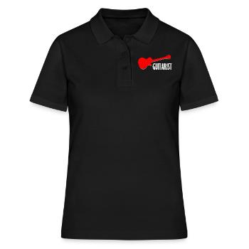 Guitariste guitariste - Polo Femme - noir - Devant - Ailine (174cm)