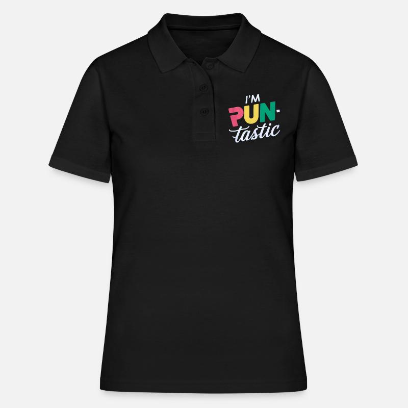I'm Pun-Tastic - Women's Polo Shirt - black