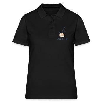 The constellation of Capricorn - Women's Polo Shirt - black - Front - Ailine (174cm)