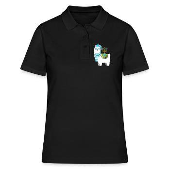Chanukkah Hanukkah Hanukah - Women's Polo Shirt - black - Front - Ailine (174cm)