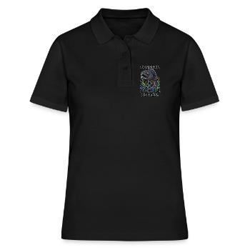 Abyssal Fish Abyssal Depths Fierce - Women's Polo Shirt - black - Front - Ailine (174cm)