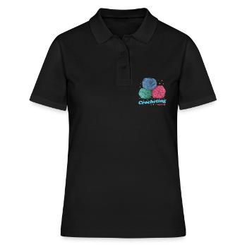 Crochet crochet crochet crochet cadeau - Polo Femme - noir - Devant - Ailine (174cm)