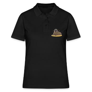 Morse Morse | Cadeau de morse morse - Polo Femme - noir - Devant - Ailine (174cm)