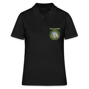 Oiseau bec-en-sabot | Cadeau d’oiseaux bec-en-sabot - Polo Femme - noir - Devant - Ailine (174cm)