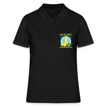 Liqueur de limoncello de citrons cadeau - Polo Femme - noir - Devant - Ailine (174cm)