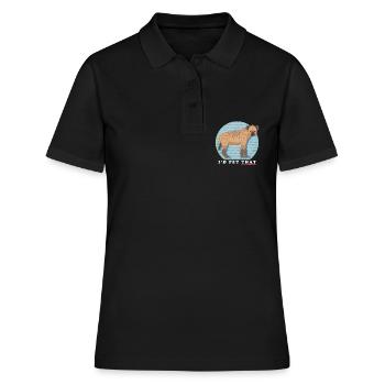 Hyène Hyène Cadeau Hyène Tachetée - Polo Femme - noir - Devant - Ailine (174cm)