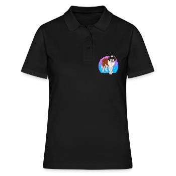 St. Bernard Dogs St. Bernard Dog Gift - Women's Polo Shirt - black - Front - Ailine (174cm)