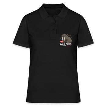 Cadeau de morse morse - Polo Femme - noir - Devant - Ailine (174cm)