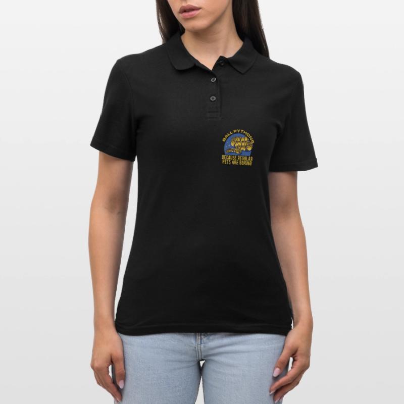 Königspython Schlangen Python Geschenk Frauen Polo Shirt
