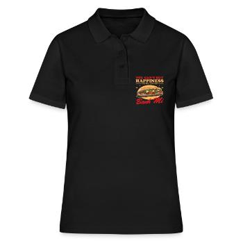 Bánh Mì Banh Mi Sandwiches Geschenke - Frauen Polo Shirt - Schwarz - Vorne - Ailine (174cm)