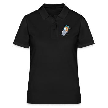 Barman Mix Barman - Polo Femme - noir - Devant - Ailine (174cm)