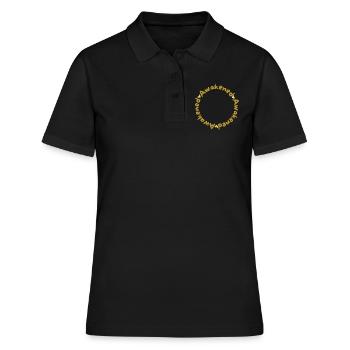 Réveillé - Polo Femme - noir - Devant - Ailine (174cm)