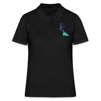 Kendo - Frauen Polo Shirt - Schwarz - Vorne - Ailine (174cm)