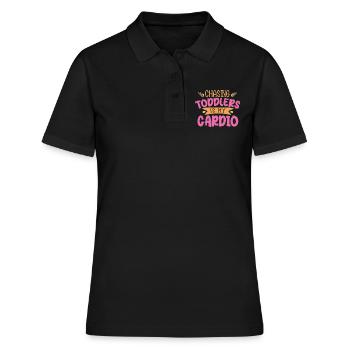 Babysitter Geschenk Babysitting Bester Babysitter - Frauen Polo Shirt - Schwarz - Vorne - Ailine (174cm)