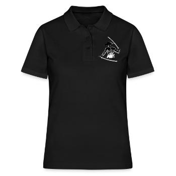 Samurai Katana - Polo Femme - noir - Devant - Ailine (174cm)