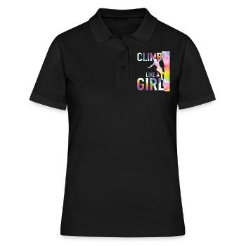 Grimpeurs grimpeurs Bouldern Alpinisme - Polo Femme - noir - Devant - Ailine (174cm)