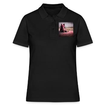 Bébé cheval couché sur le sol Rosa IV - Polo Femme - noir - Devant - Ailine (174cm)