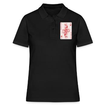 Créature folklorique Wendigo Card Halloween Cryptid - Polo Femme - noir - Devant - Ailine (174cm)