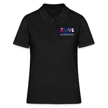 Winterurlaub Liebe Weihnachten Job Krankenschwester Schule - Frauen Polo Shirt - Schwarz - Vorne - Ailine (174cm)