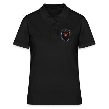 Singe cyberpunk - Polo Femme - noir - Devant - Ailine (174cm)