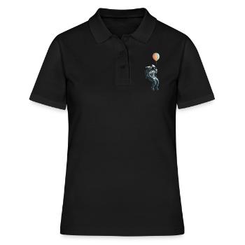 Ballon astronaute astronaute astronaute - Polo Femme - noir - Devant - Ailine (174cm)