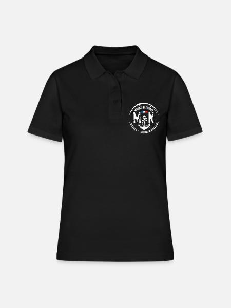 Marine Nationale - Polo Femme - noir