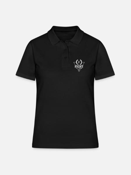 Lustiges Geschenk Viking Vikings Rune Shirt - Frauen Polo Shirt - Schwarz