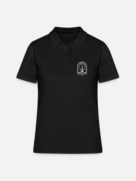 Lustiges Geschenk Viking Vikings Rune Shirt - Frauen Polo Shirt - Schwarz