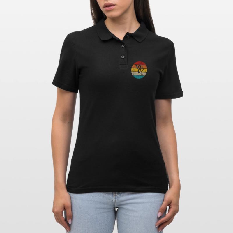 Snake Retro Reptile Python Idée cadeau Polo Femme