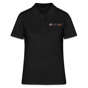 Kenya - Polo Femme - noir - Devant - Ailine (174cm)
