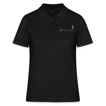 Zaire - Frauen Polo Shirt - Schwarz - Vorne - Ailine (174cm)