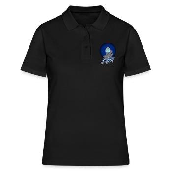 Guam - Frauen Polo Shirt - Schwarz - Vorne - Ailine (174cm)