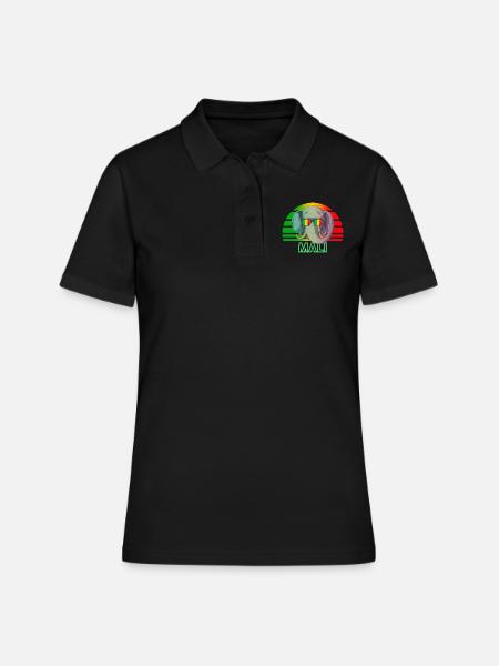 Mali - Polo Femme - noir
