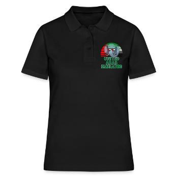 Emirats Arabes Unis - Polo Femme - noir - Devant - Ailine (174cm)