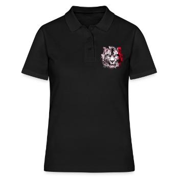 Malta - Frauen Polo Shirt - Schwarz - Vorne - Ailine (174cm)