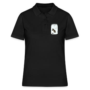 Je déteste les câlins - Polo Femme - noir - Devant - Ailine (174cm)