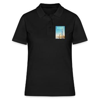 Horizon de Dubaï – Métropole du désert - Polo Femme - noir - Devant - Ailine (174cm)